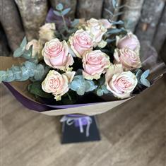 Dozen Pink Roses